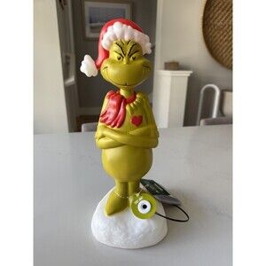 THE GRINCH 14” TABLE TOP BLOW MOLD LED LIT CHRISTMAS DECOR DR SEUSS  NEW!